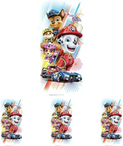 Vista 7 de RoomMates RMK4819SCS - Calcomanías de pared para despegar y pegar, diseño de película de Paw Patrol (4 unidades)