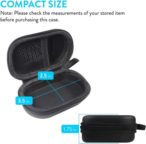 Vista 6 de TUDIA Funda vacía de EVA para monitor de frecuencia cardíaca con correa de pecho compatible con Polar H10, Zacurate Pro Series 500DL, 500BL oxímetro