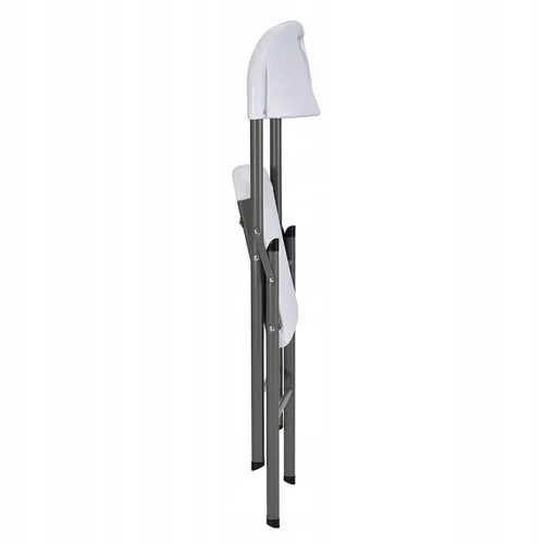 Vista 4 de Marbueno Silla Plegable Resina Blanco 44x53x83 cm Catering, Playa y Camping 10531