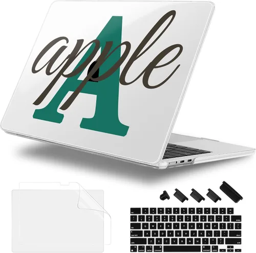 Vista 22 de Funda para MacBook Air de 15 Pulgadas 2025 2024 2023 Versión M4 A3241 M3 A3114 M2 A2941, Carcasa Rígida con Protector de Pantalla y Cubierta