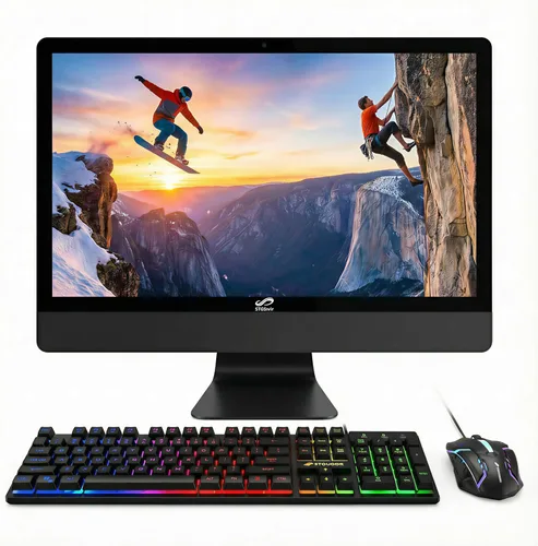 Vista 10 de STGSivir PC todo en uno,Pantalla FHD de 21,5", Core i7,16G RAM,512G SSD