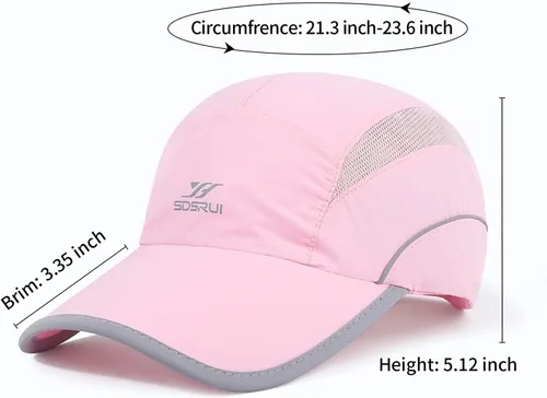 Vista 65 de Gorra deportiva de malla ligera de secado rápido para hombres y mujeres