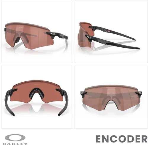Vista 19 de Oakley Encoder OO9471 - Gafas de sol rectangulares para hombre, correa y kit de cuidado iWear de diseñador