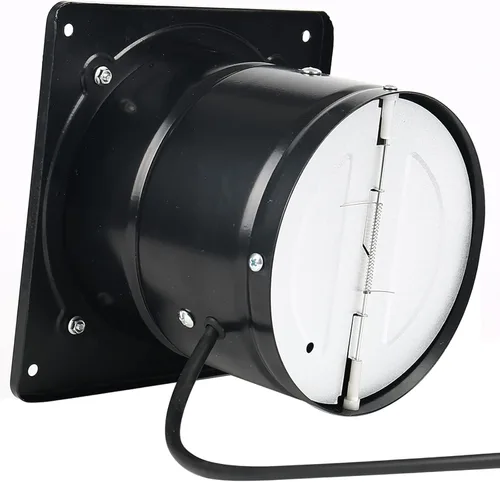 Vista 5 de Ventilador de escape con enchufe, extractor de 8 pulgadas 735CFM a través de la pared con motor de cobre puro ligero, ventilador de ventilación