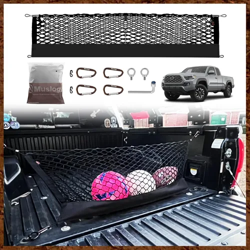 Vista 20 de Muslogy Red de carga para maletero estilo sobre compatible con accesorios Jeep Grand Cherokee L 2021-2024 2025, organizador de maletero de ajuste