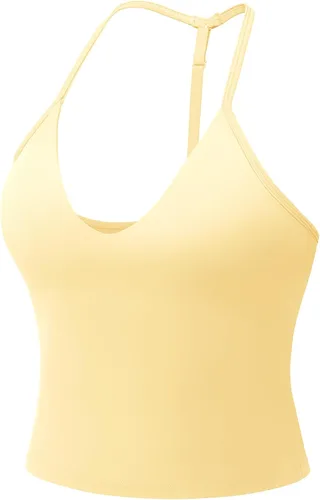 Vista 7 de YEOREO CoreFlex Impact Halter - Camiseta sin mangas para mujer Negro