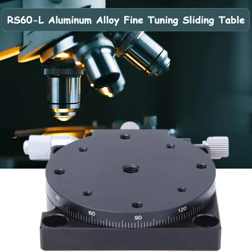 Vista 2 de KUIDAMOS Etapa manual de la rotación de la precisión de RS60-L 196.9 ft m, exactitud 0,01