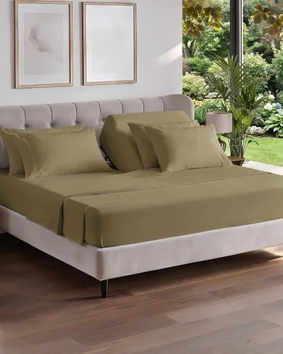 Vista 191 de Juego de sábanas Twin de 4 piezas - Cómodo, transpirable y refrescante - Juego de ropa de cama de lujo de hotel ultrasuave con bolsillos profundos