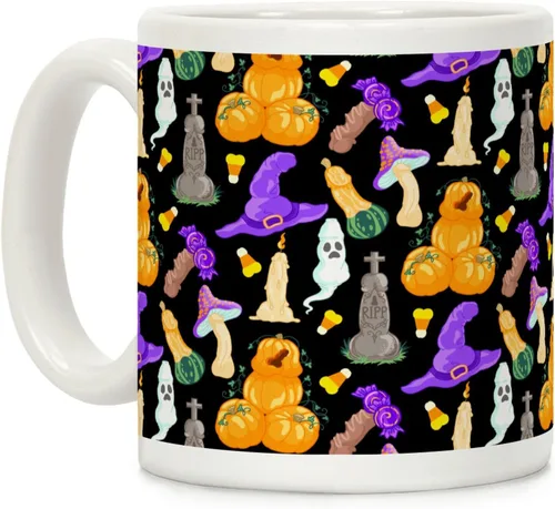 Vista 51 de LookHUMAN Tazas de Halloween Taza de café de Halloween - Tazas de café para decoración ideales para amantes y entusiastas de la decoración - Taza