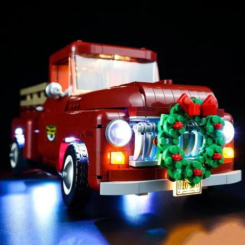 Vista 5 de Kyglaring Kit de luces LED compatible con Lego Set 10290, accesorios de iluminación compatibles con camioneta Creator, solo luces