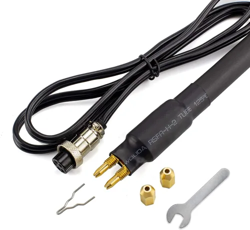 Vista 8 de Tekchic - Kit de combustión de madera de 60 W, herramienta de pirografía con 20 puntas de alambre Professional Wood Burner Pen with Ball Tips