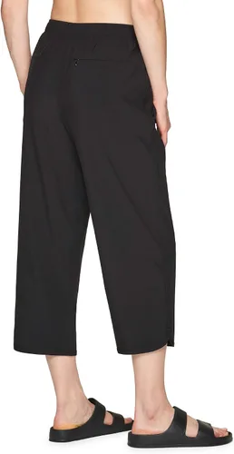 Vista 2 de RBX Active - Pantalones de tejido elástico para mujer, de ajuste relajado, ligeros, de secado rápido, con bolsillos