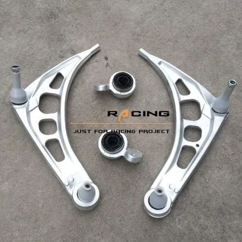 Vista 2 de GOWE Brazo de control bajo delantero y buje derecha izquierda Set 4 para BMW E46 323 325 328 330 Z4