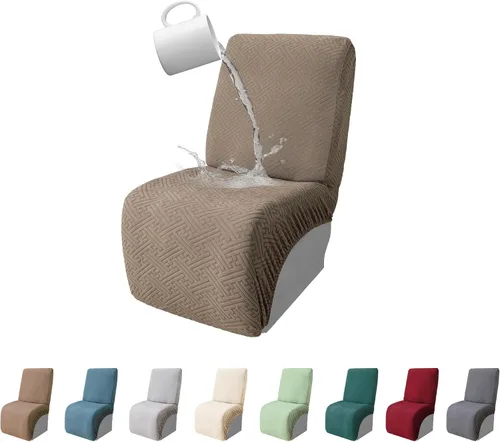Vista 132 de Fundas de sofá reclinable seccional 100% impermeables para sofá reclinable en forma de L, funda de sofá modular de esquina en forma de L, fundas