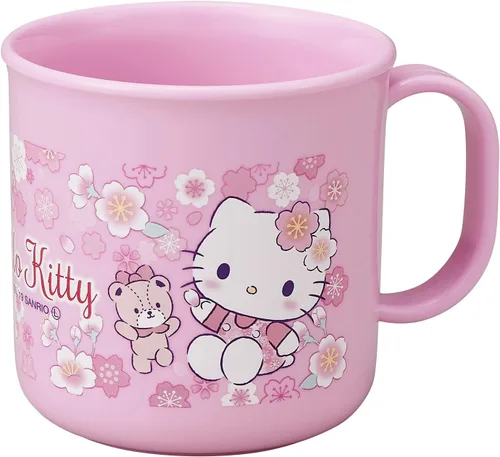 Vista 11 de OSK Hello Kitty Sakura HS-11 - Juego de palillos con tapa