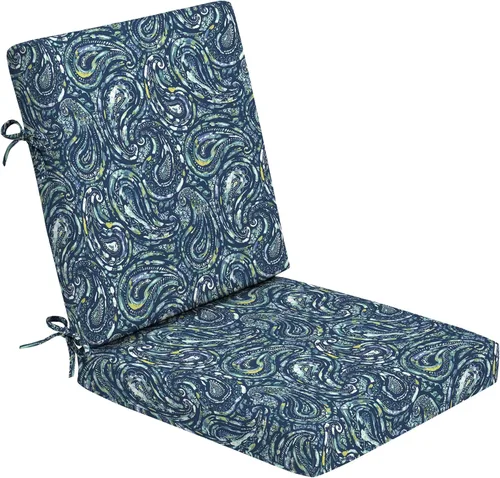 Vista 17 de Arden Foam - Cojín para silla de comedor al aire libre, 20 x 20 pulgadas, fabricado con espuma ProFoam, resistente a la lluvia, resistente a