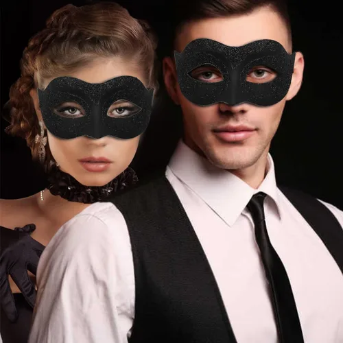 Vista 7 de Máscara veneciana para hombres, mujeres, parejas, máscara veneciana para Halloween, Mardi Gras, fiesta de disfraces