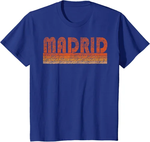 Vista 38 de clásico Retro Madrid playera, hombre 3XL, Asphalt Negro