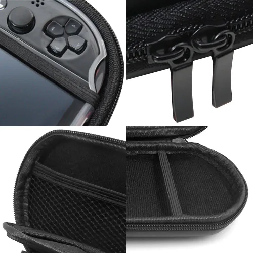 Vista 6 de ProProtective - Funda para Sony Playstation Vita 2000 con protectores de pantalla, vidrio templado AFUNTA para pantalla frontal y película de PET