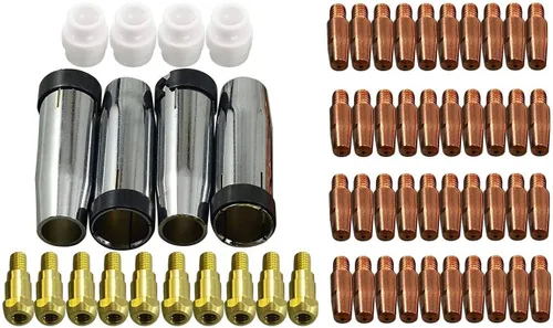 Vista 10 de RIVERWELD MIG MAG Puntas de contacto M6 .030 "0.031 in 140.0051 Copas cónicas Boquilla de gas 145.0080 Soporte de punta de contacto 142.0003 Difusor