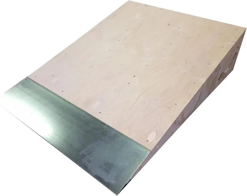 Vista 3 de OC Ramps Rampa de cuña – (3.17 pies de ancho x 4 pies de largo x 12 pulgadas de alto) rampa de patín de madera – ideal para saltos, atrapar aire