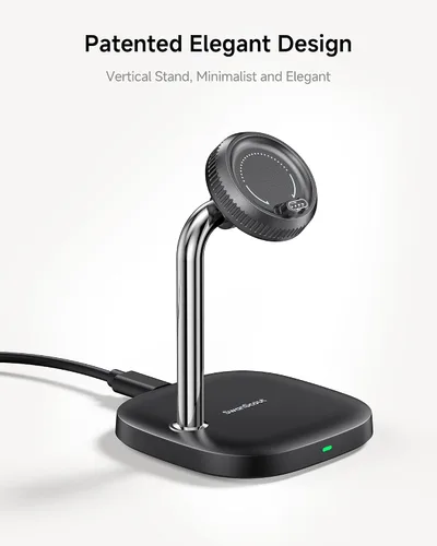 Vista 7 de Soporte de carga SwanScout para reloj Garmin Watch Forerunner 165/265/45, Vivoactive 6/5, Instinct 3/2, Tactix, Approach, serie Quatix