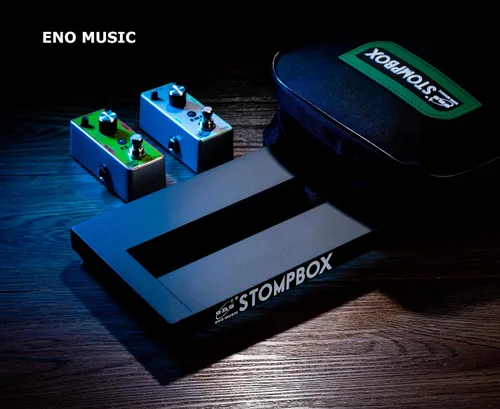 Vista 6 de Eno Music 14" Bolsa Mini para Pedal de Efectos de Guitarra Compacta Pequeña