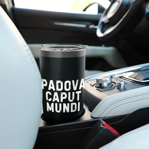 Vista 6 de Padova Caput Mundi Città Simpatica Uomo Donna Bambino - Vaso aislado de acero inoxidable