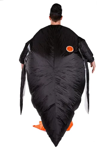Vista 3 de Bodysocks - Disfraz inflable de pingüino para adultos