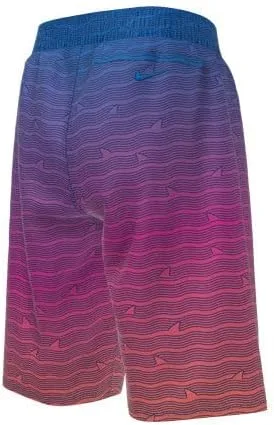 Vista 2 de Nike Nike Swim Boys Shark Stripe Breaker 8" Volley Sh, Azul (Photo Blue)