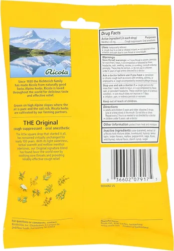 Vista 9 de Gotas para la tos - Original Herbal - Paquete de 48