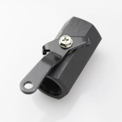 Vista 8 de Aluminio 6AN Macho Combustible Apagado Válvula De Control De Flujo Corte De La Válvula De Ajuste Con Palanca De Cable Negro
