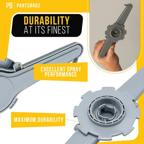 Vista 4 de PartsBroz Brazo de pulverización superior 5304506516 154754502 para lavavajillas Frigidaire FGIP2468UF0A FFBD2406NS9B FGID2466QF5A FFBD2412SS0A
