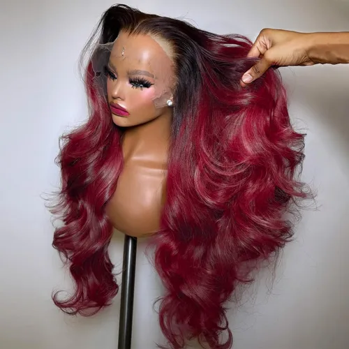 Vista 10 de BAIICS Pelucas de cabello humano rubio miel con encaje frontal transparente HD de 13 x 6 pulgadas, peluca frontal de encaje transparente HD 12A