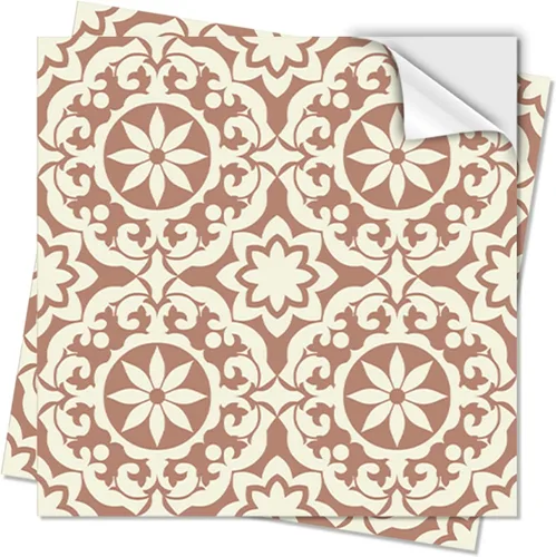 Vista 7 de Alwayspon Adhesivos de transferencia de azulejos de vinilo esmerilado para despegar y pegar, calcomanías autoadhesivas para azulejos de pared