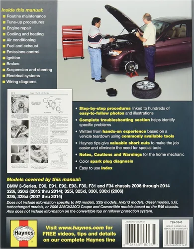 Vista 2 de Haynes Repair Manuals BMW Serie 3 2006-2014 (18023)