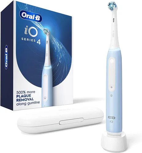 Vista 9 de Oral-B iO Series 4 Cepillo de dientes eléctrico con (1) cabezal de cepillo, recargable, negro