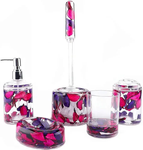 Vista 3 de Locco Decor Acrílico líquido 3D movimiento flotante baño cocina tocador accesorio jabón loción dispensador océano dibujos animados animal tema pato