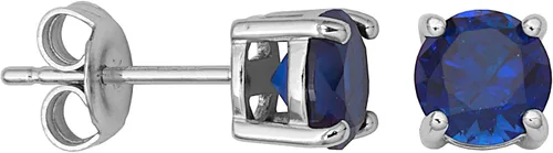 Vista 13 de Amazon Essentials Aretes redondos de plata de ley con piedra natal (anteriormente colección Amazon)