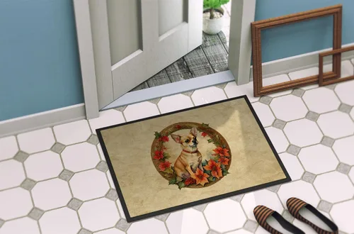 Vista 4 de Caroline's Treasures DAC2341MAT Chihuahua - Felpudo para puerta delantera, para interiores y exteriores, para entrada, antideslizante, lavable, pelo