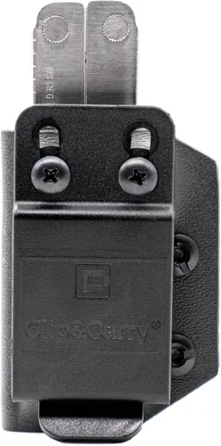 Vista 4 de Clip & Carry Kydex - Funda multiherramienta para The Leatherman PST, fabricada en Estados Unidos, funda para múltiples herramientas, color negro