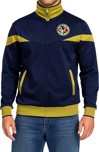 Vista 5 de Icon Sports Chaqueta deportiva de fútbol con licencia oficial de Club America, unisex para adultos