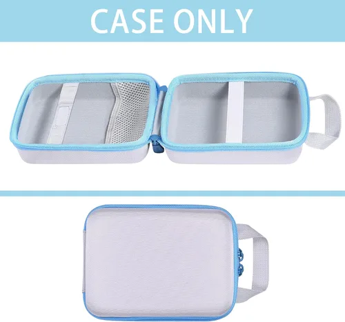 Vista 3 de Aenllosi Funda de almacenamiento rígida de repuesto para monitor de presión arterial iHealth Track Smart Upper Arm, soporte para baterías y oxímetro