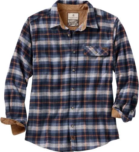 Vista 48 de Legendary Whitetails Camisa de franela de manga larga con botones para hombre, 100% algodón