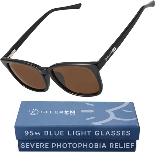 Vista 23 de Sleep ZM Blue Light Blocking & Light Sensitivity Glasses - 14 Lens Types for Comfort, Relaxation, Sleep & Relief
