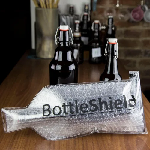 Vista 8 de Liquid Spectrum Bottle Shield - Bolsa de viaje reutilizable con protector de vino (paquete de 6), funda irrompible para botella, a prueba de fugas
