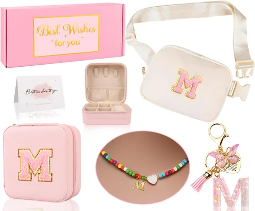 Vista 27 de Riñonera personalizada para niñas, Blanco Rosa, Small
