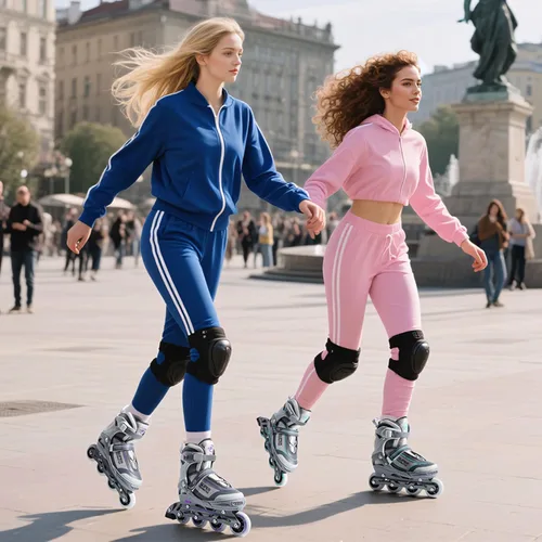 Vista 2 de SUPER YOUNGSTER Patín en línea ajustable para mujer, patines de ruedas para mujeres adultas