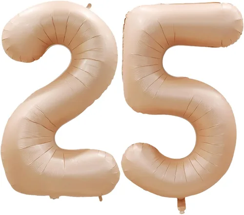 Vista 67 de Goer, conjunto de globos de papel aluminio para decoraciones de cumpleaños, globos de las letras de feliz cumpleaños y de números Oro