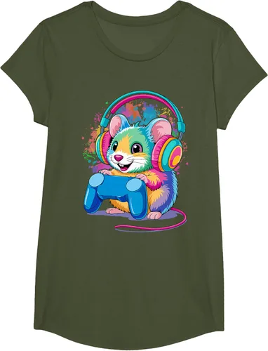 Vista 46 de Mouse Gaming Animal Video Games Funny T-Shirt